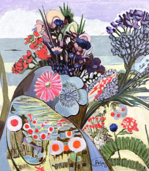 Garden at the Edge of the Eternity | Contemporary Paintings by Polina Goncharova